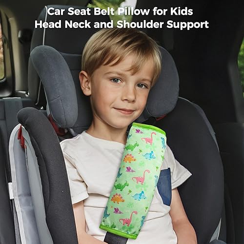 Miniatura 49 de COOLBEBE Correas de asiento de automóvil para bebés y niños, fundas de cinturón de seguridad súper suaves para todos los asientos de Negro