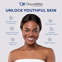 Vista 7 de Churchwin African Black Soap, Moisturizing Soap Bar with Shea Butter, All-Natural Soaps Enriched with Vitamins For Acne, Eczema, and Dark Spots