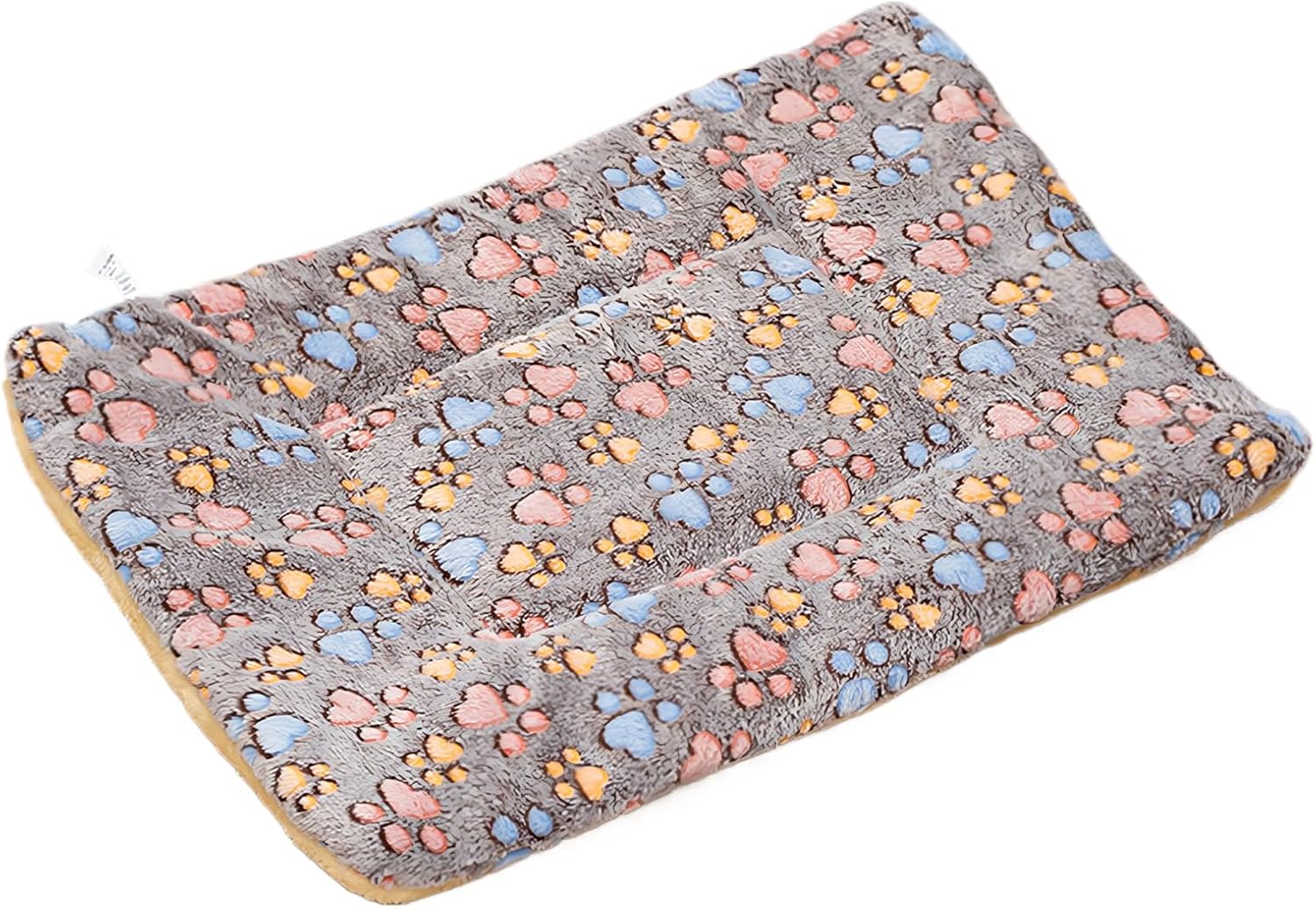Cat Beds for Outdoor Cats:Flannel Cat Blanket for Indoor Cats,Self Warming Mat Soft and Comfortable,Crate Pads for Small Dog for Sleeping,Machine Washable (C, 13″ x 18″)