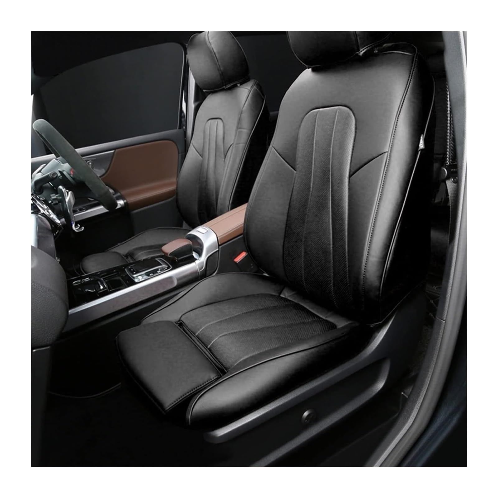 Für Benz GLB 200 180 Komplettes Sitzbezug Set 7-Sitzer Leder Wasserdicht Inklusive Kissen Zubehör Autositzbezüge