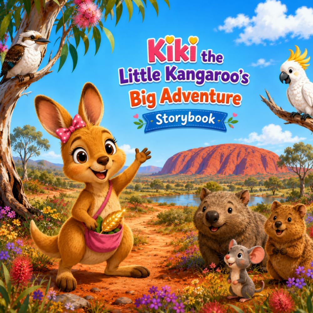 Kiki the Little Kangarro's Big Adventure: Cute Storybook