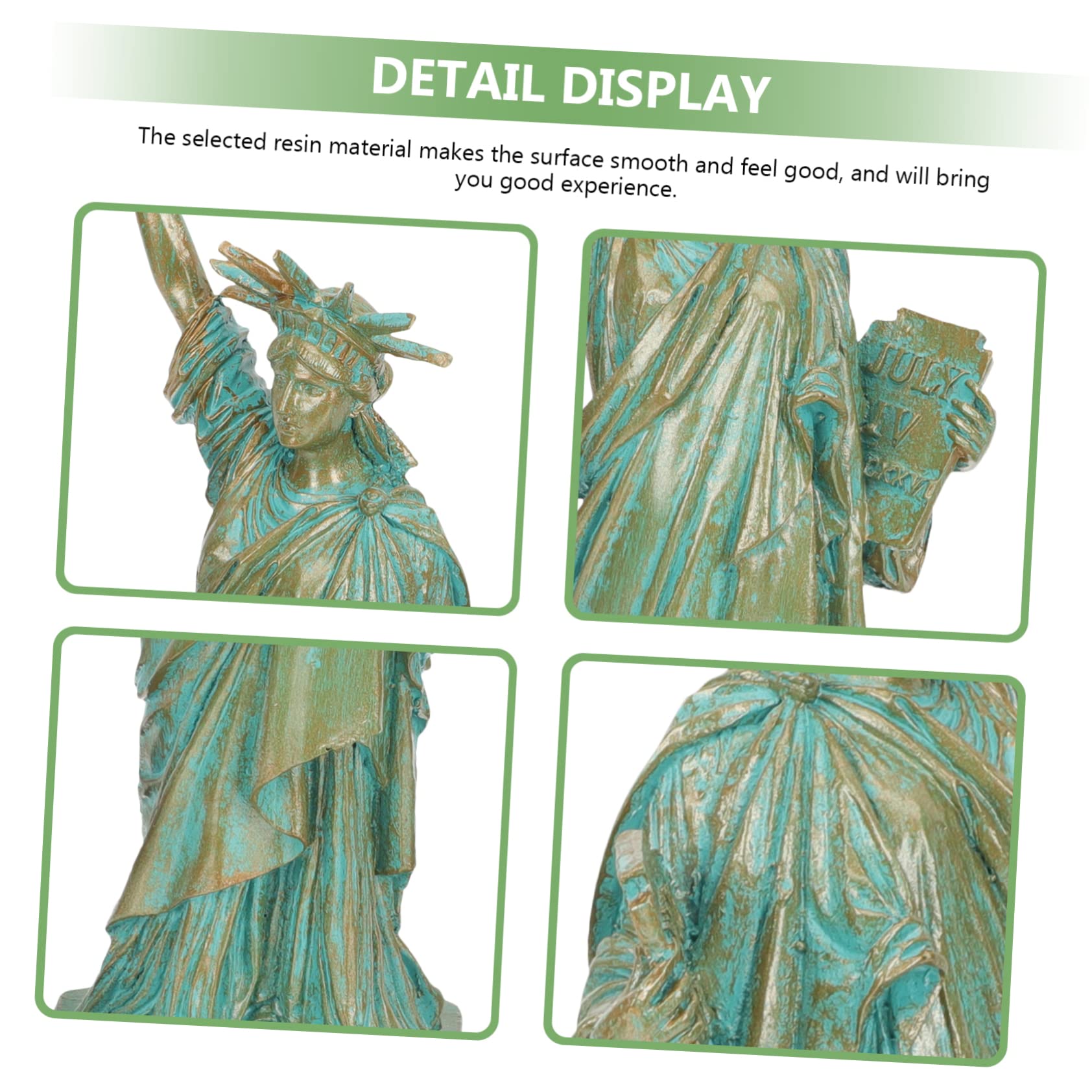Ciieeo Statua in Resina Statua Decorativa da Giardino Ornamento da Paesaggio Scelta Regalo
