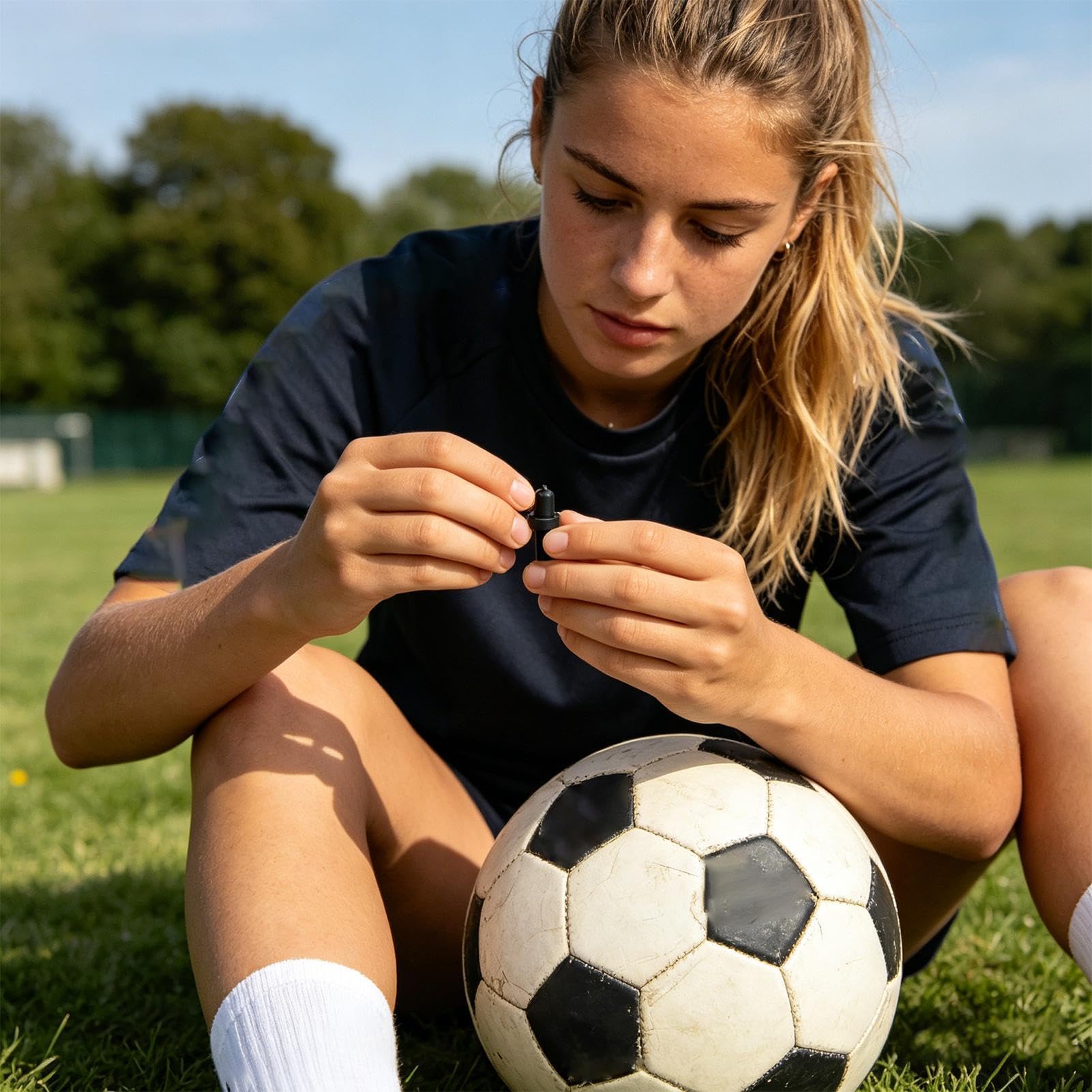 Dysza Zaworu Kulowego Do Pompowania Piłek - Końcówka Naprawcza Dla Pompowania Piłek Sportowych | Wentyl do naprawy nieszczelności piłki nożnej,do futbolu, siatkówki, domowej siłowni, fitnessu, sportu,