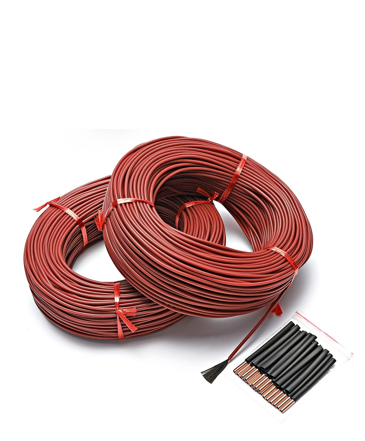 Cable de calefacción de Goma de Silicona de 100 Metros, 12K, 33Ohm/m, 3Mm, actualización de Fibra de Carbono, líneas de calefacción de Chaqueta de Silicona for Cable de Suelo cálido