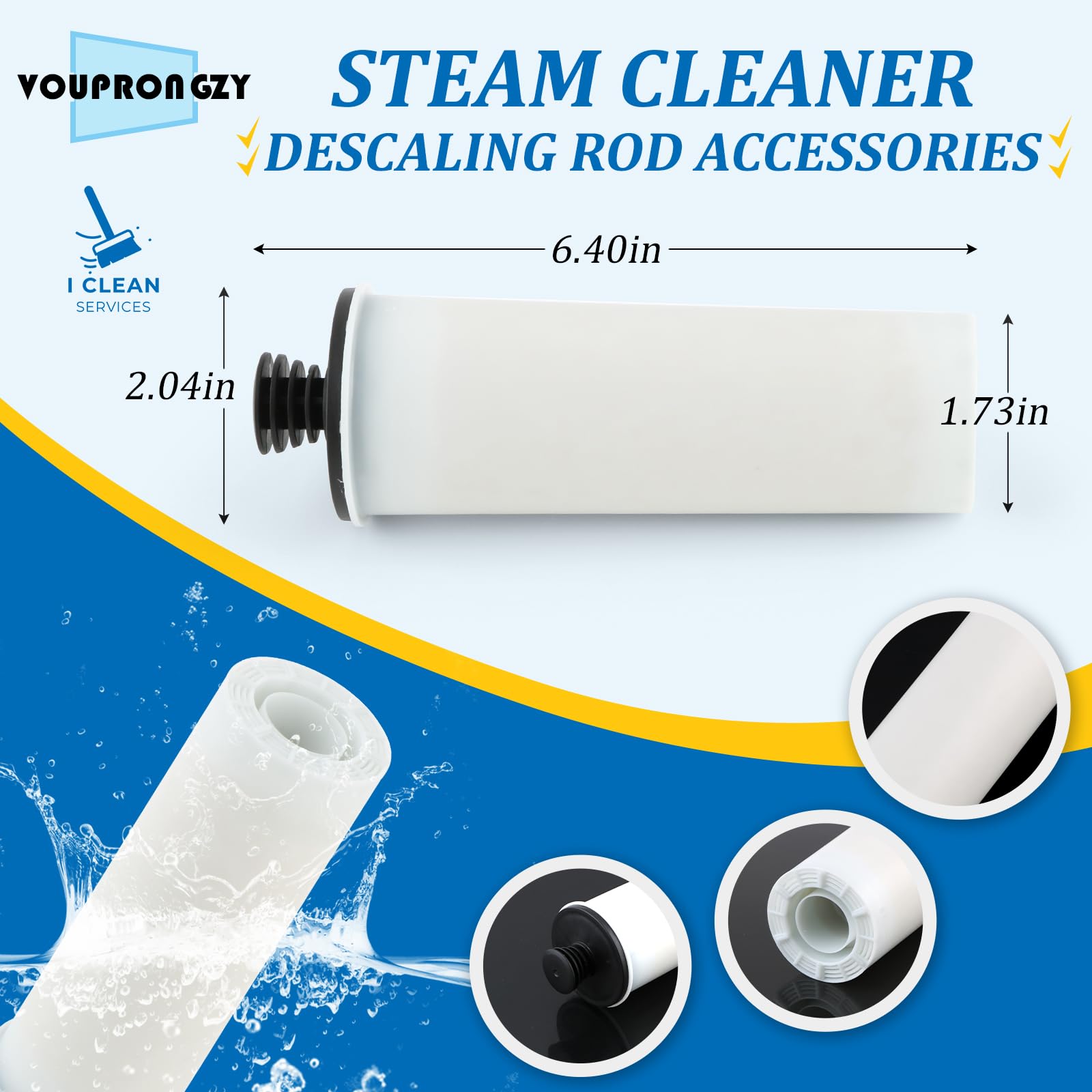 Set Cartucho de Filtro Descalcificador para Karcher SC3 Limpiador a Vapor