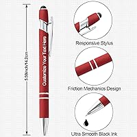 Vista 5 de AIFLM Bolígrafos personalizados con nombre a granel hasta 500 unidades de bolígrafos grabados gratis con tu nombre y texto para negocios