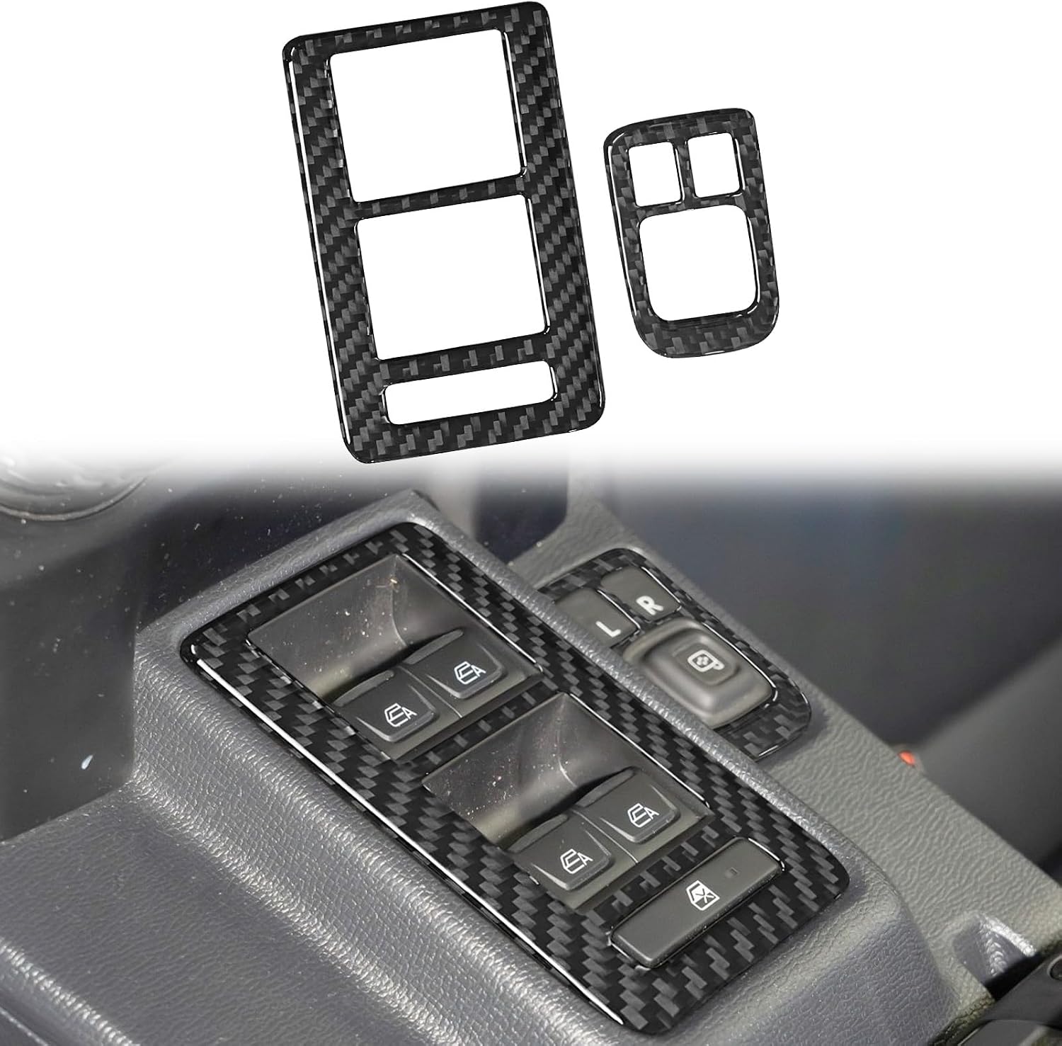 Amazon.com: nuoozy Center Console Panel Trim Compatible with Ford ...