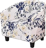 Vista 23 de NILUOH Funda para silla de club, funda elástica para sillón, protector de muebles para sala de estar (04)