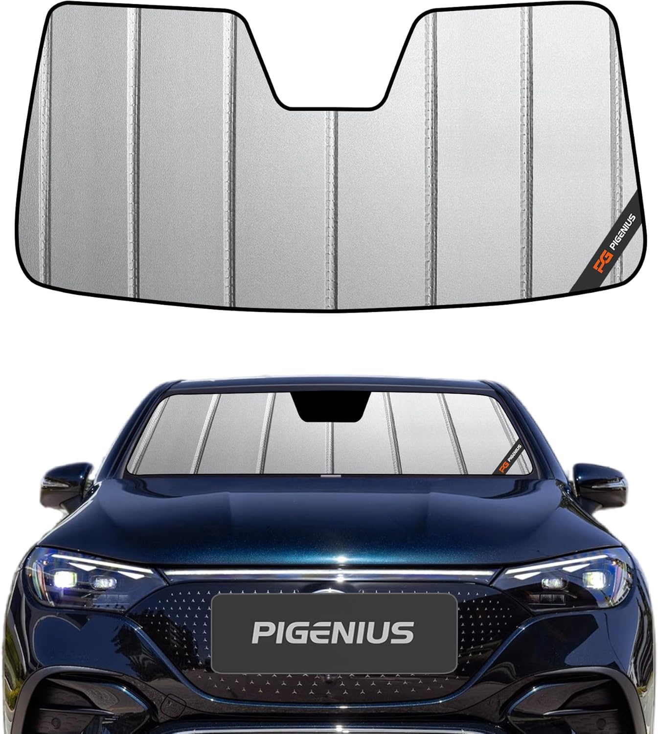 Windshield Sunshade for Mercedes-Benz EQB 2022-2025 Front Window Sun Shade - Safeguard