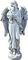 Joseph's Studio 25.5" Angel Holding Baby Garden Statue - Durable Resin Religious Outdoor Yard Sculpture