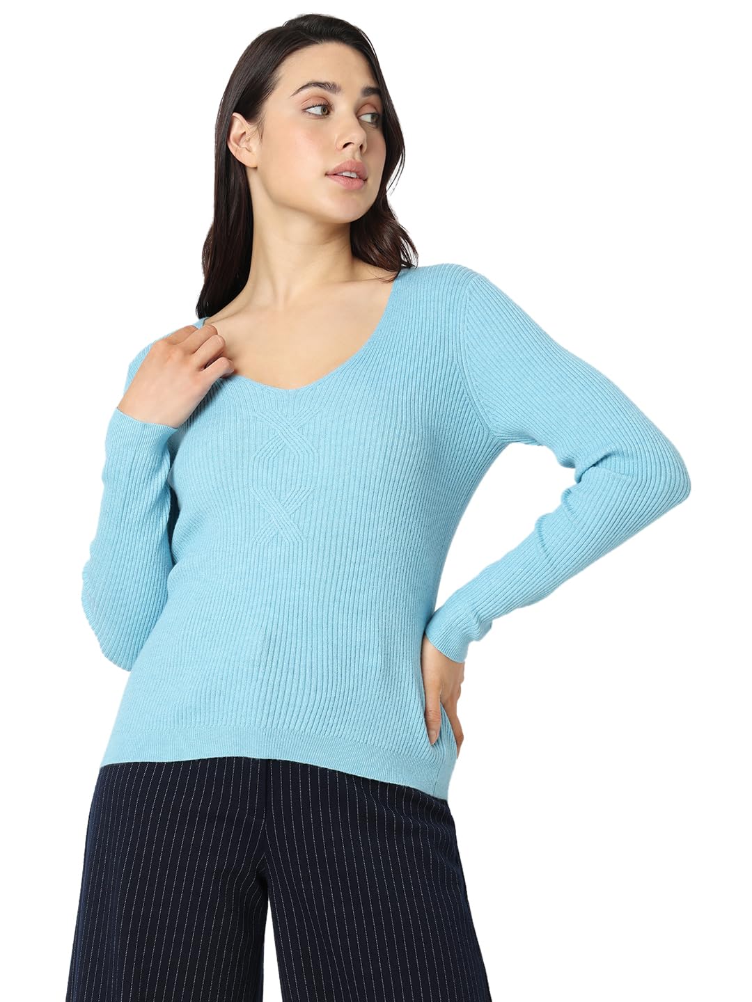 vero moda Blended Women's Pullover Sweater-picture-42