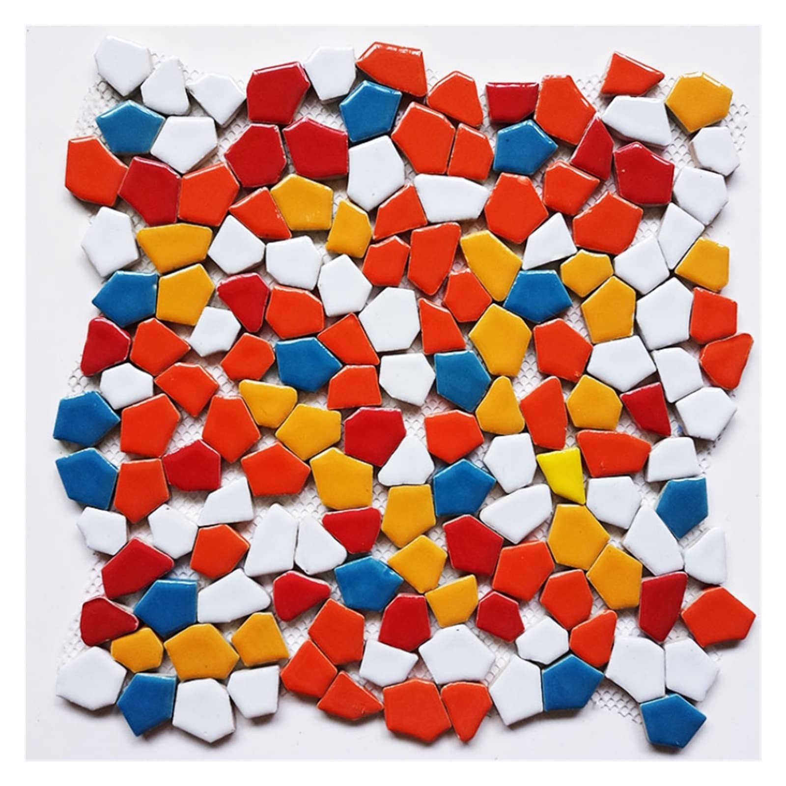 płytki mozaikowe, 200g Mieszane kolorowe ceramiczne płytki mozaikowe Nieregularne geometryczne elementy mozaiki do samodzielnego tworzenia Crafts Hobby Arts Home Wall Decor(1)
