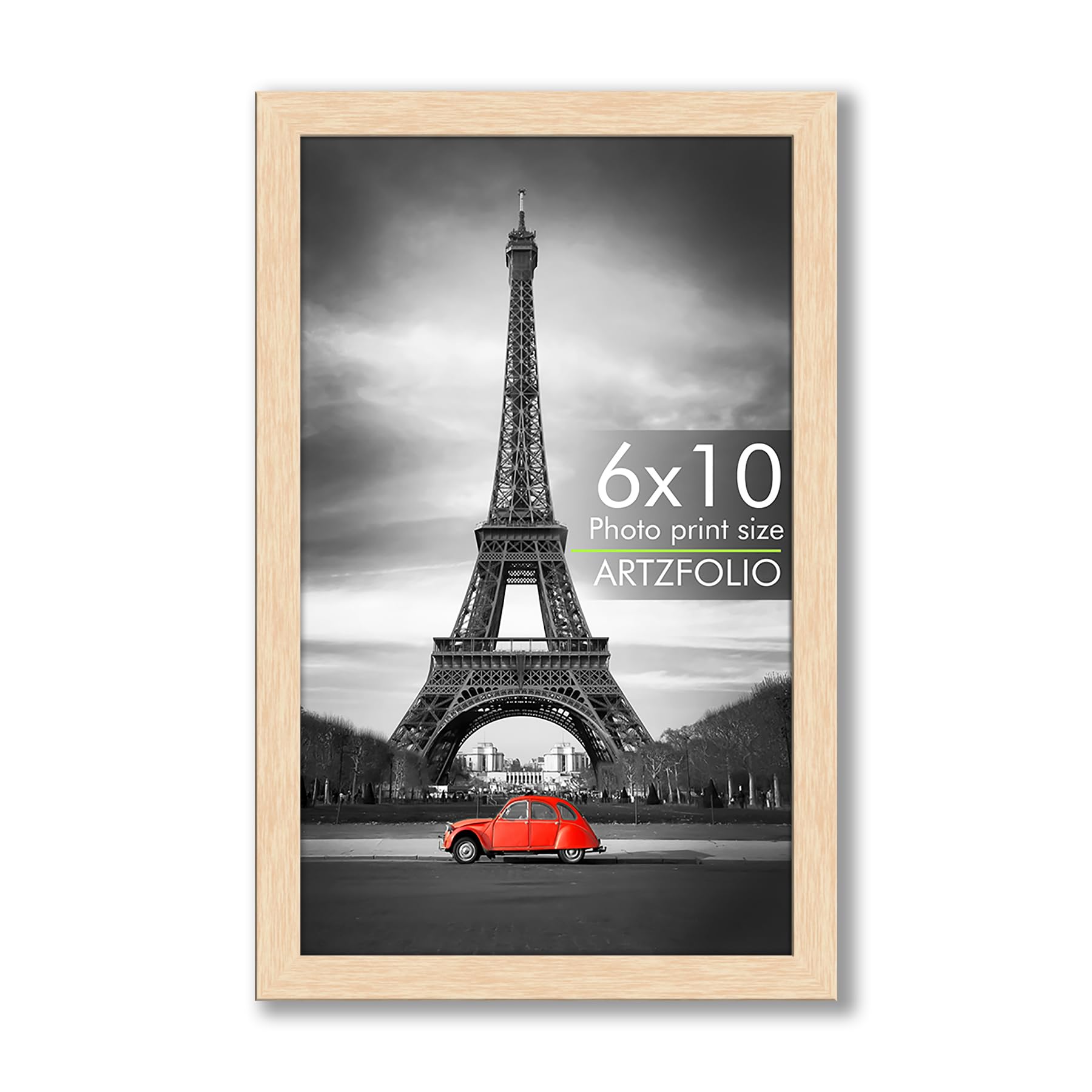 ArtzFolio Wall & Table Photo Frame D556 | Wall Photo Frame Collage for Living Room | Picture Frames Bedroom, Home & Office Decoration | Natural Brown | 6x10 inch (15x25 cms)