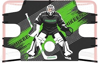 Hikeen Premium Hockey Goalie Shooting Target Tear - Proof Hockey Goal Practice Target with 7 Target Holes - Street Hockey & Ice Hockey Net Goalie Target for Practicing Shooting Accuracy