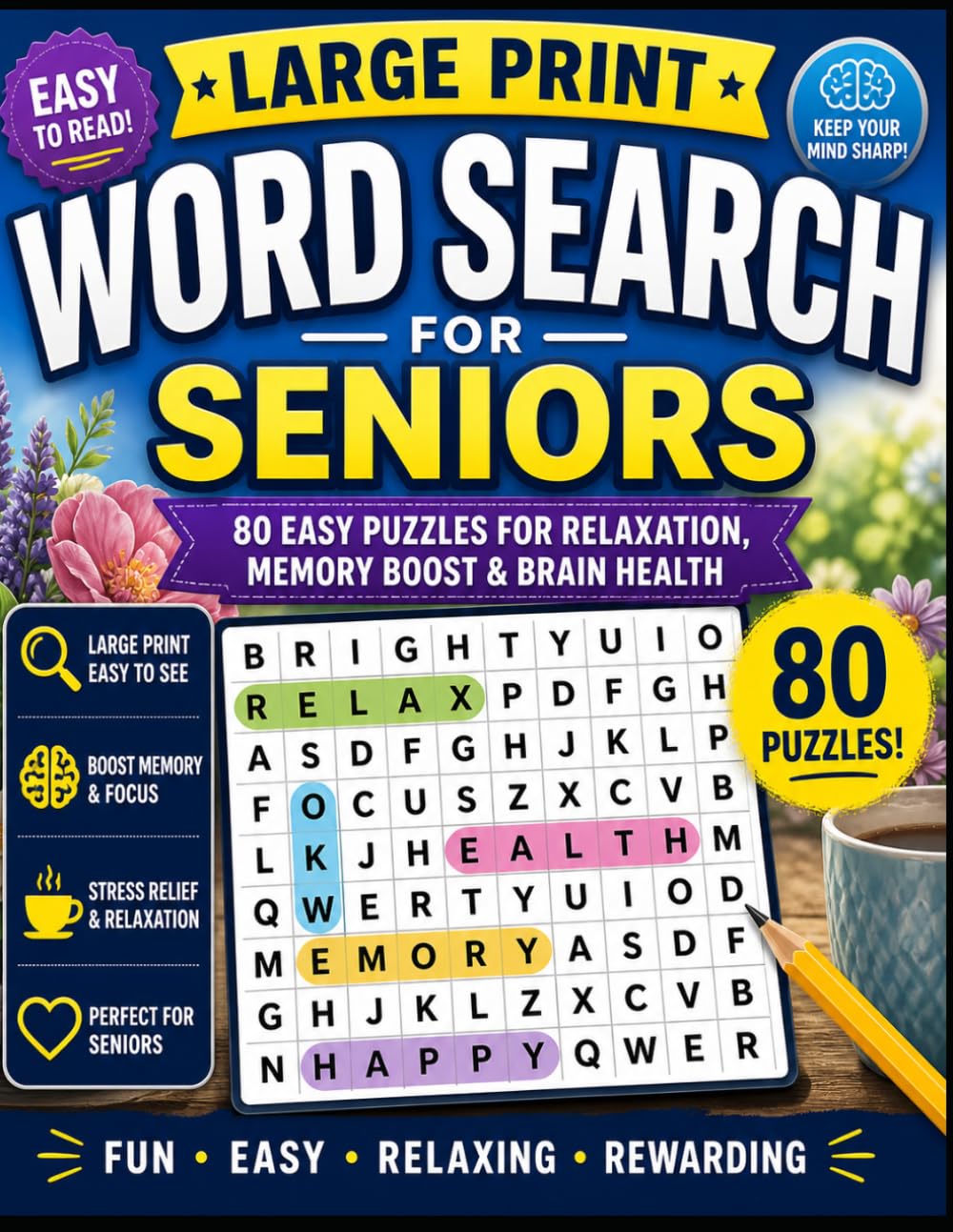 WORD SEARCH - FOR SENIORS: volume one