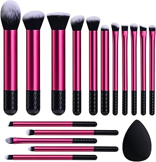 BS-MALL Juego de brochas de maquillaje, 16 un...