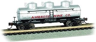 Bachmann Trains - 3-Dome Tank CAR - Ambrose Wine CO. #7501 - N Scale