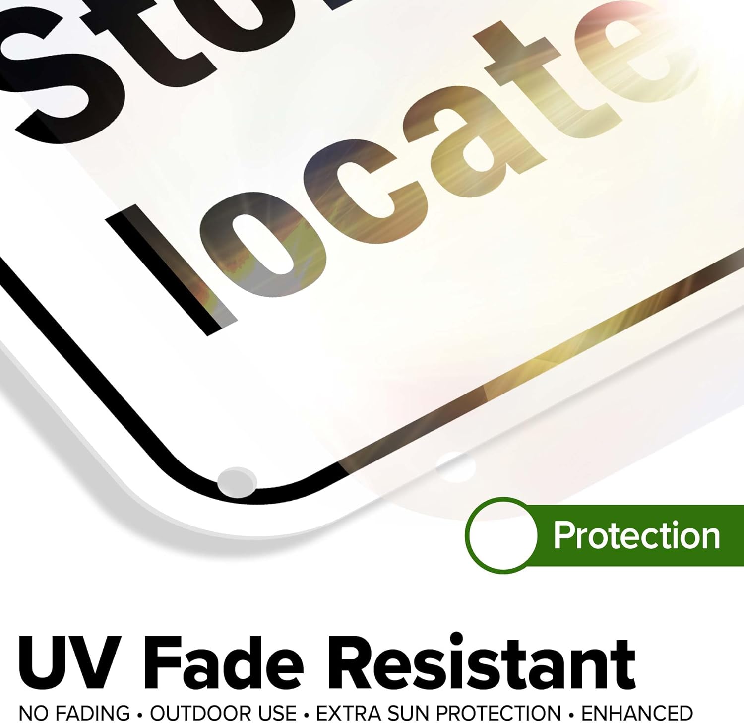 Notice Stokes Basket Located Inside Sign, 18x24 Inches, 55 mil thick HDPS (high density polystyrene), Made in USA by My Sign Center