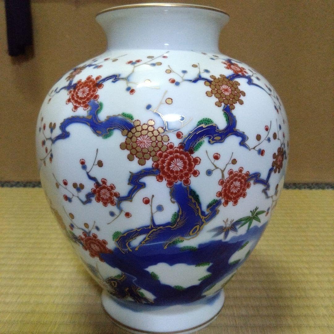 Amazon.co.jp: 深川製磁有田焼花瓶高さ26cm : ホーム＆キッチン