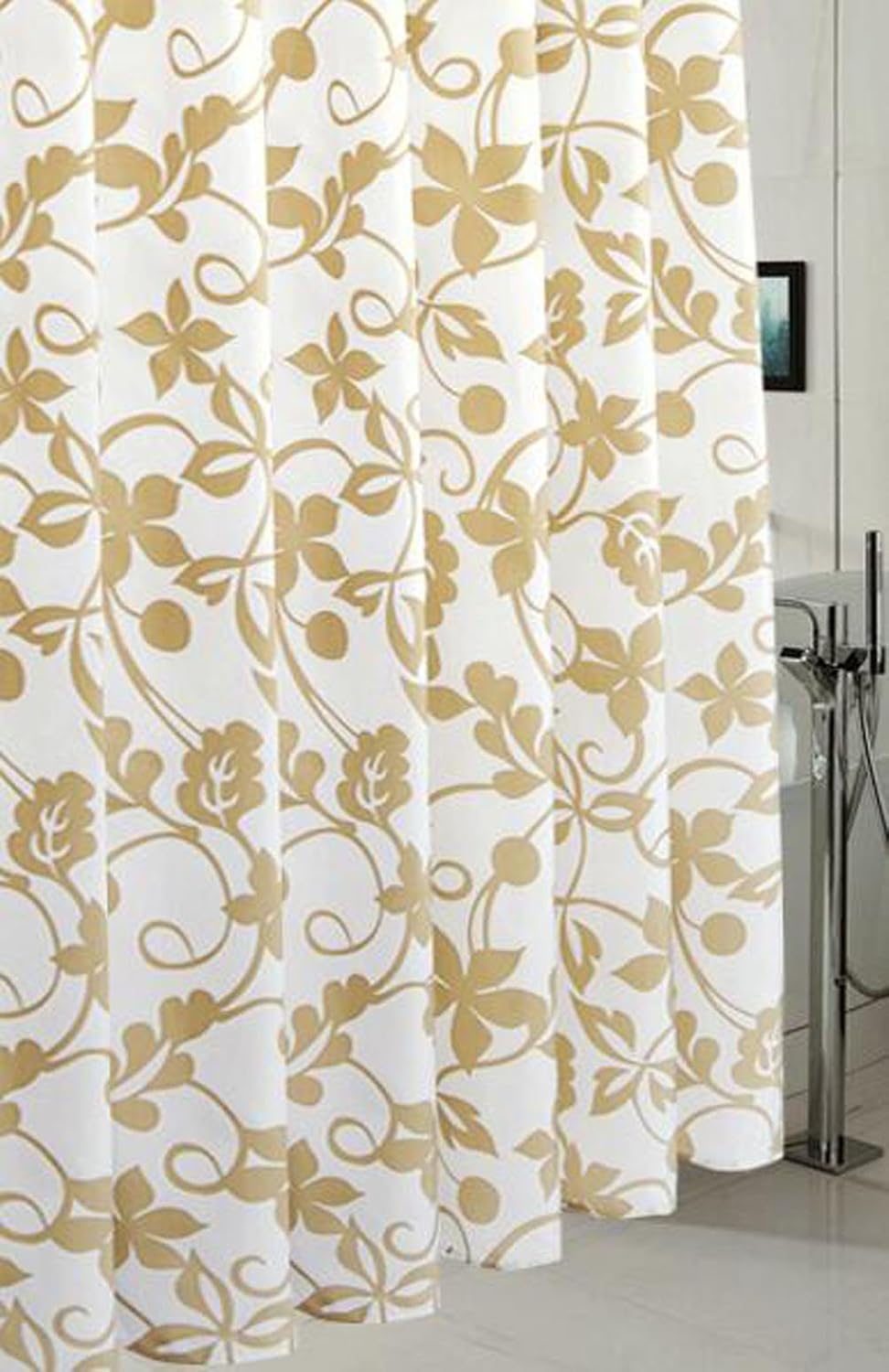 MYtodo Unique Waterproof elegant printing Bathroom Shower Curtain sets (40" W x 72" L)