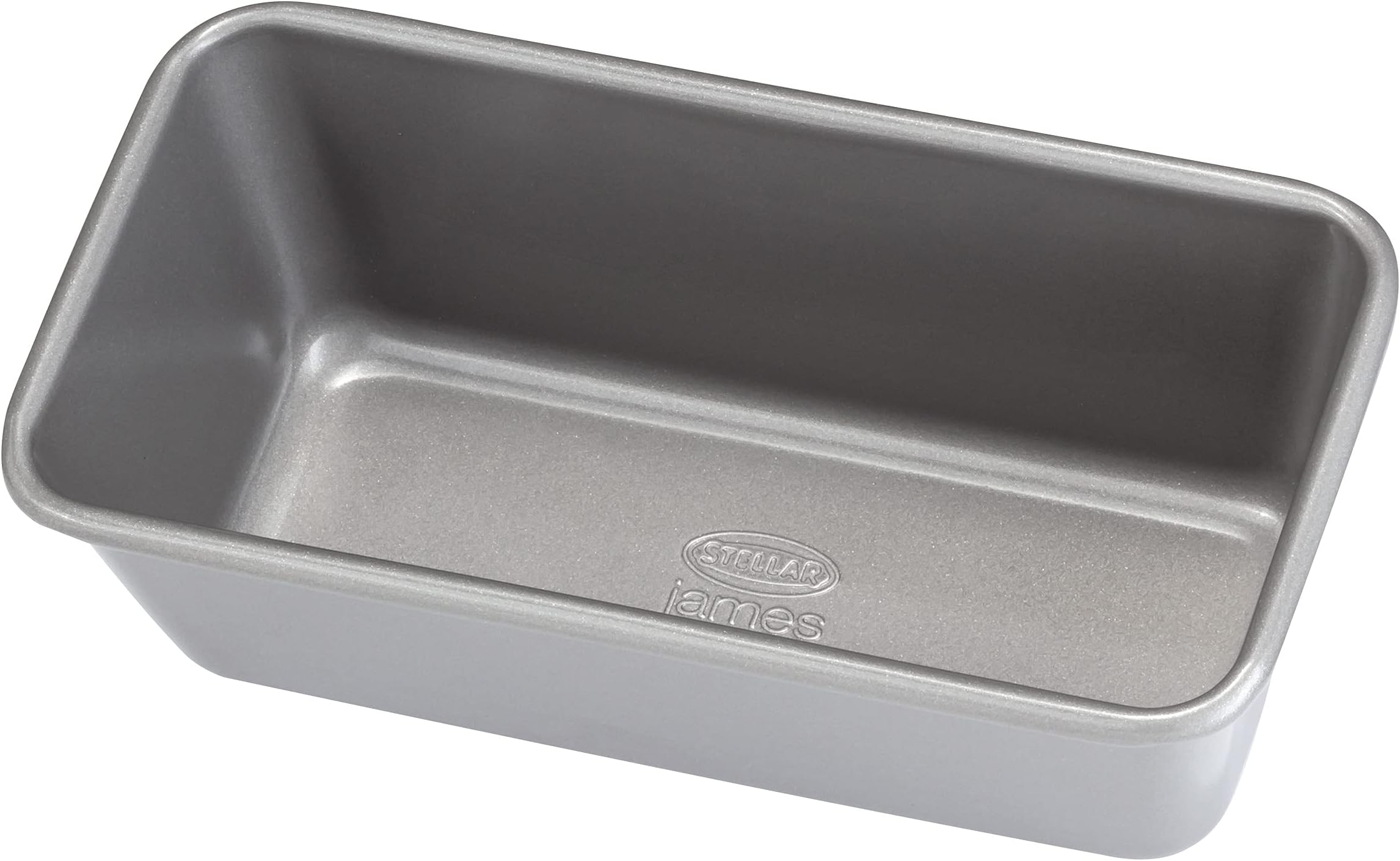 Stellar James Martin 1Lb Non-Stick Loaf Tin, High Grade Steel, Dishwasher Safe, 20cm x 9cm x 7cm, 900ml