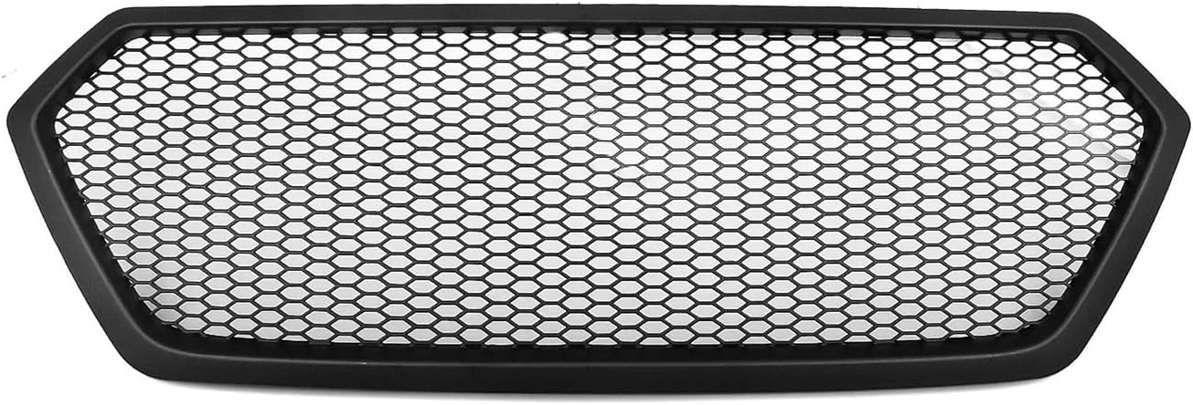 Car Air intake grille 91121AL00A Front Grille Racing Grill Upper Bumper Hood Mesh Grid For Subaru For Legacy For Outback 2015 2016 2017(Matte black)