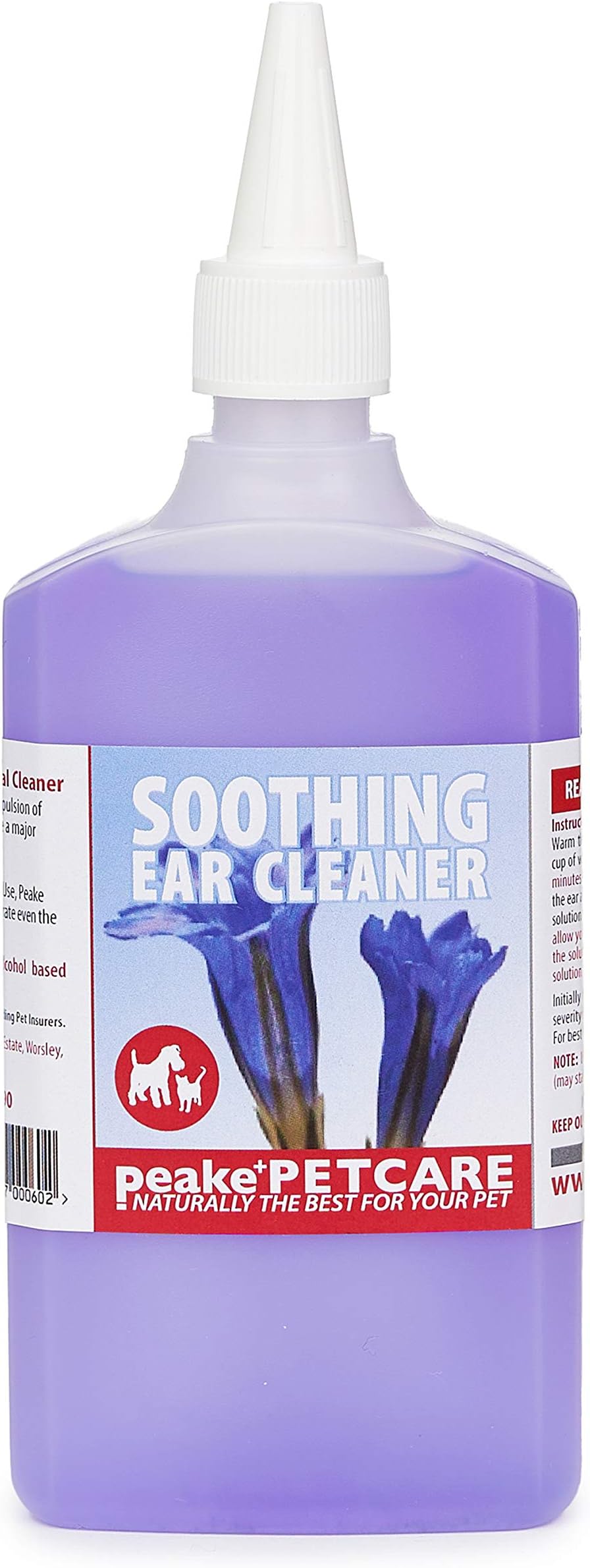 Dog Ear Cleaner Solution - Soothing Canaural Ear Drops - Dog Ear Drops for Infection Wax Dirt Yeast and Mites - 150ml