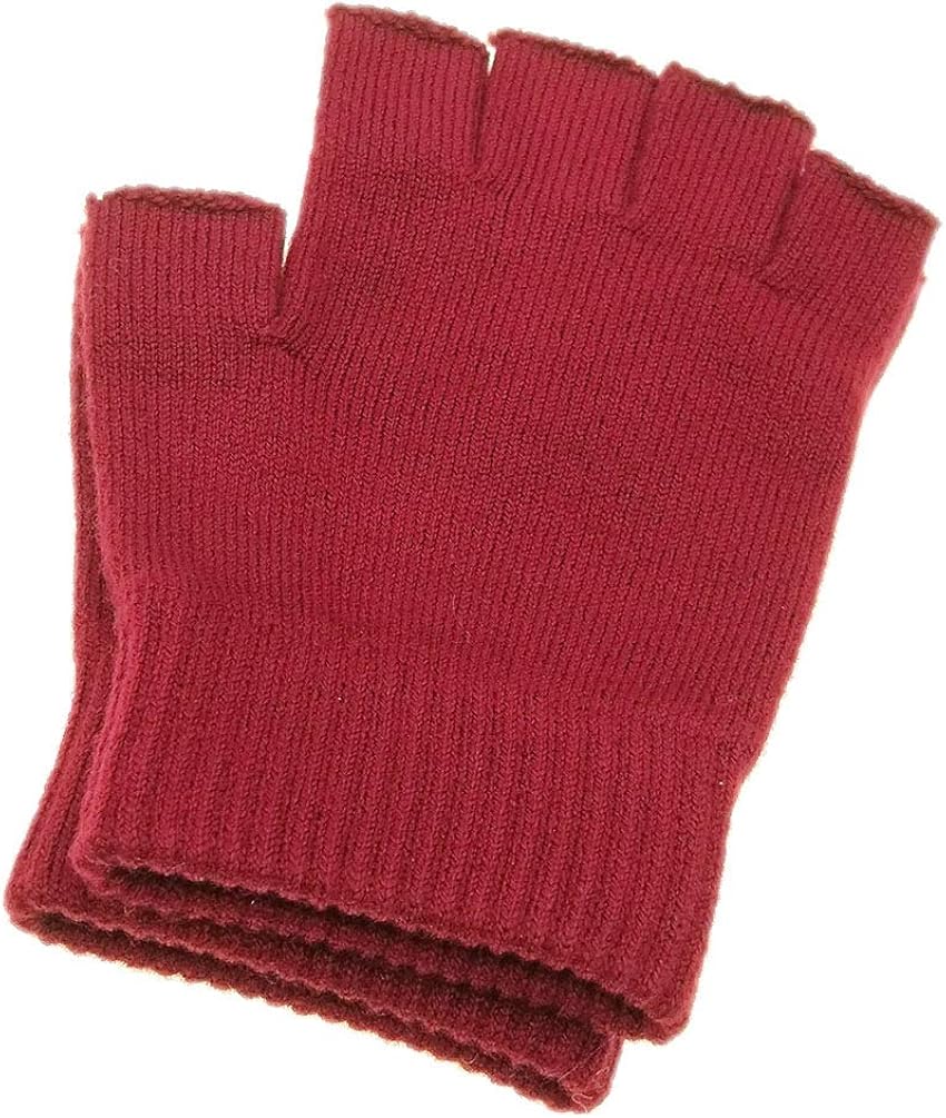 Novawo Wool Blend Fingerless Gloves Warm Arm Warmers Unisex Typing Gloves : Clothing, Shoes & Jewelry