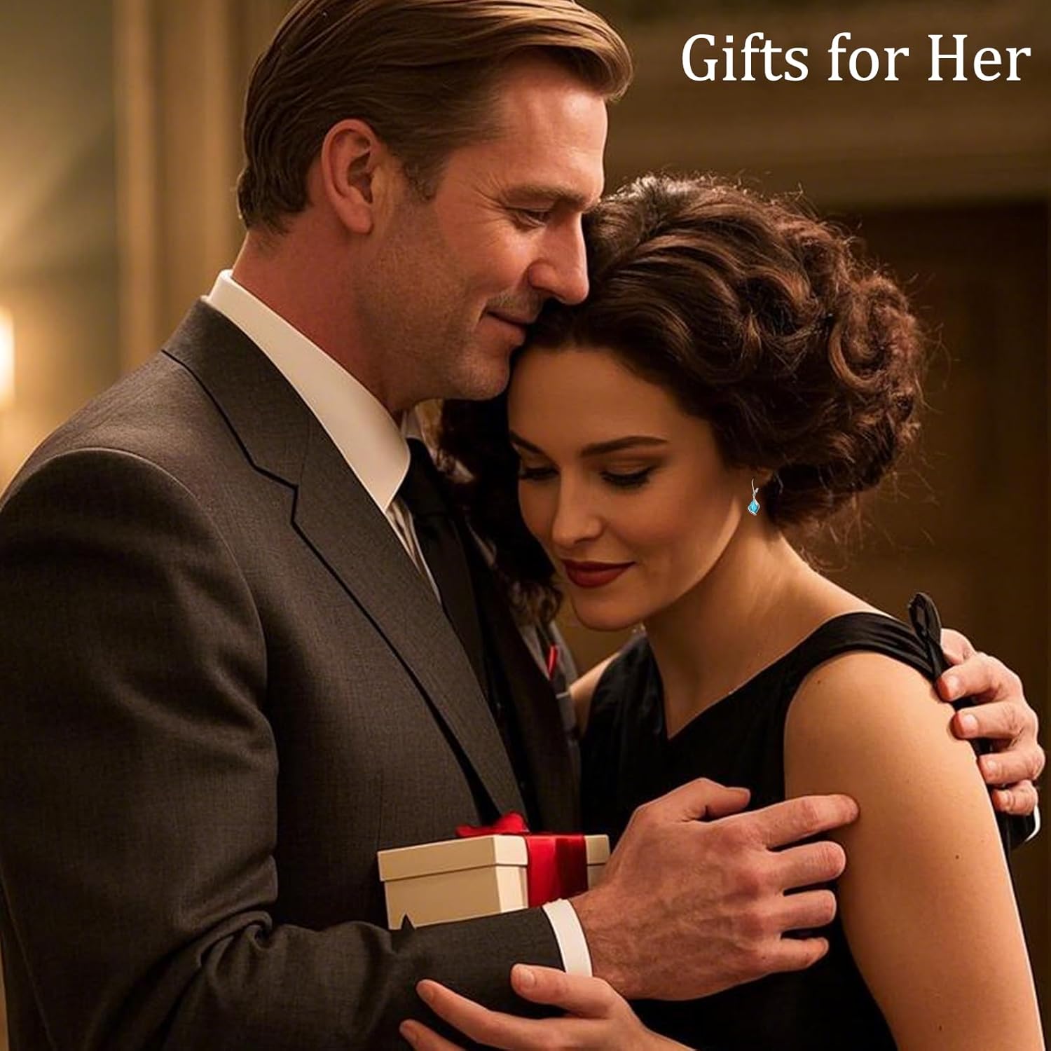 Teardrop Earrings for Women 925 Sterling Silver Gemstone Dangle Earrings Fine Jewelry Birthday Gifts for Women Mom Wife - Image 3