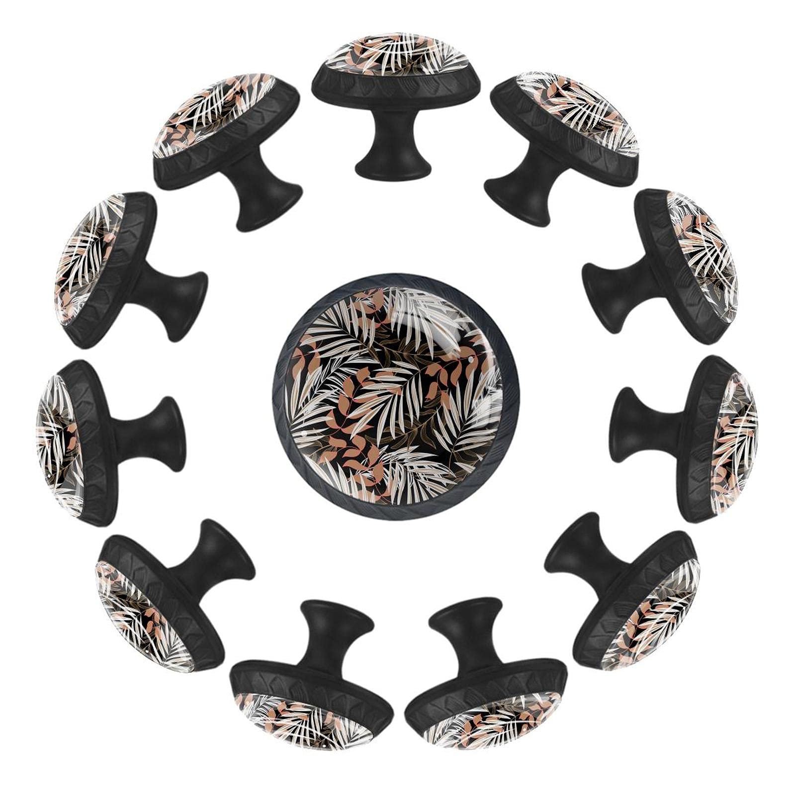 12 Boutons de tiroir ronds 35mm sans couture pour commode enfant