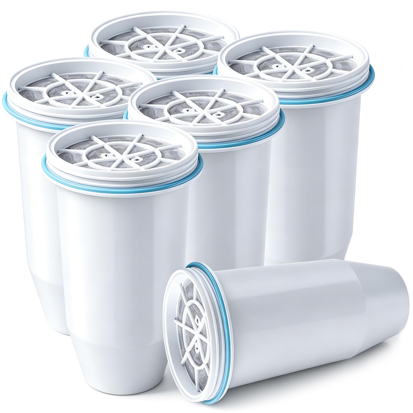 Liquid UP 99% Reduction Water Filter Cartridge for ZR-001, ZR-017, 6-Pack