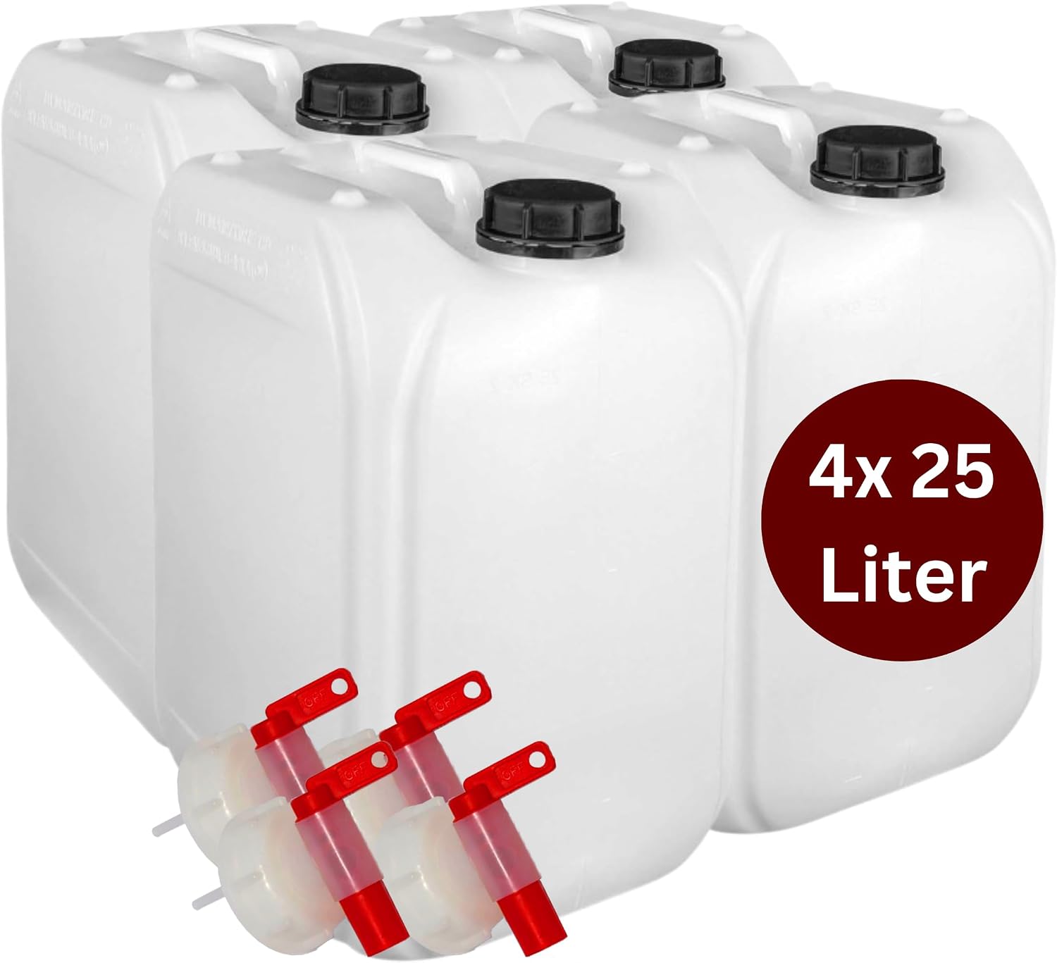 Brestol® 4X 25L Kanister – BPA-frei, säurefest & UN-geprüft
