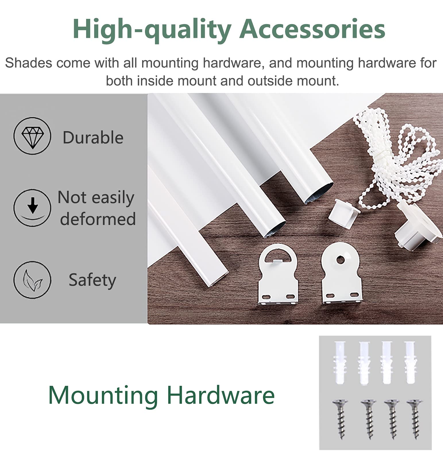 Tende a rullo 100% oscuranti impermeabili per finestre del bagno 60 cm/80 cm/100 cm/120 cm/140 cm di larghezza protezione della privacy ideale per dimensioni WXH 100 x 150 cm