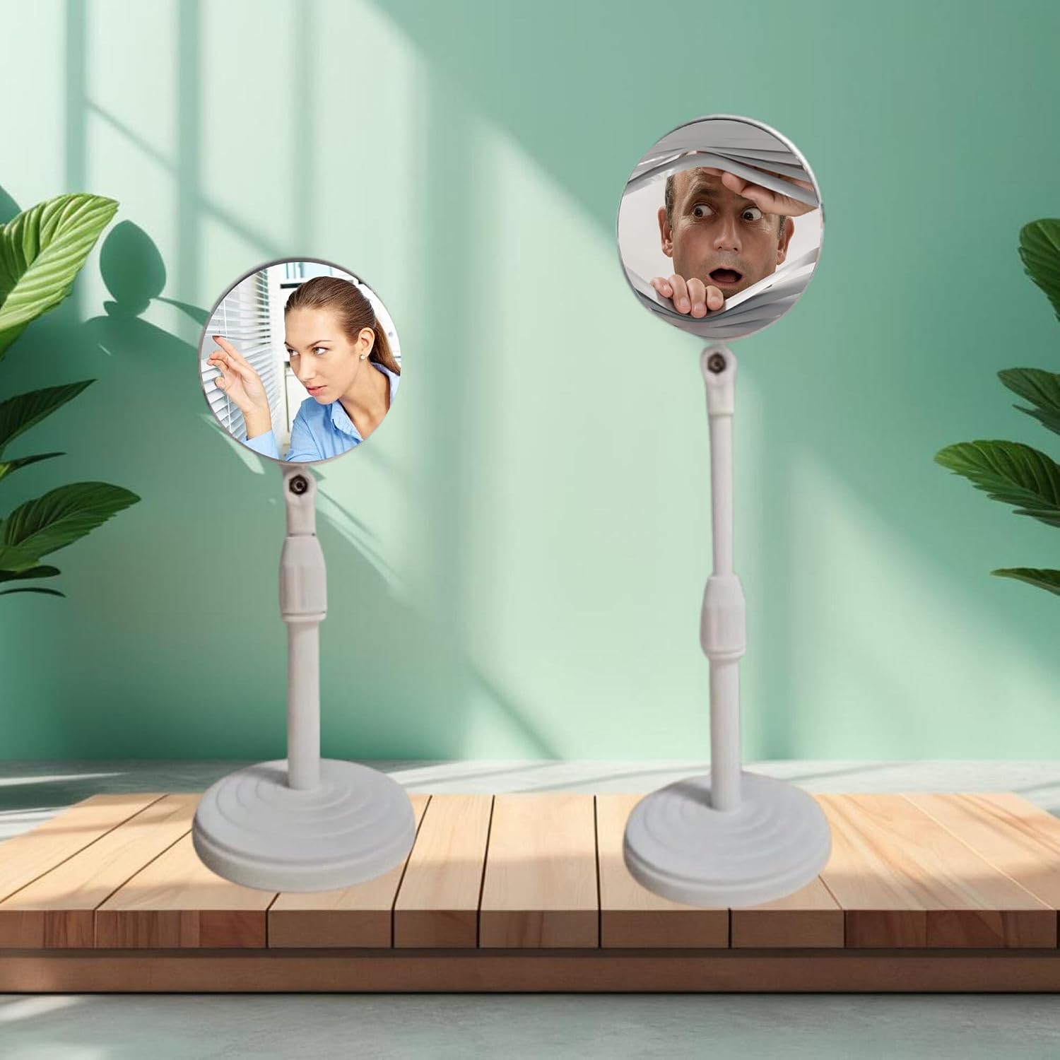 1pc Office Safety Mirror,Computer Rear-View Mirror,Monitor Viewpoint Mirors,Office Cubicle Miror to See Behind You,Convex Cubicle for Personal Safety and View Monitors Or Anywhere.