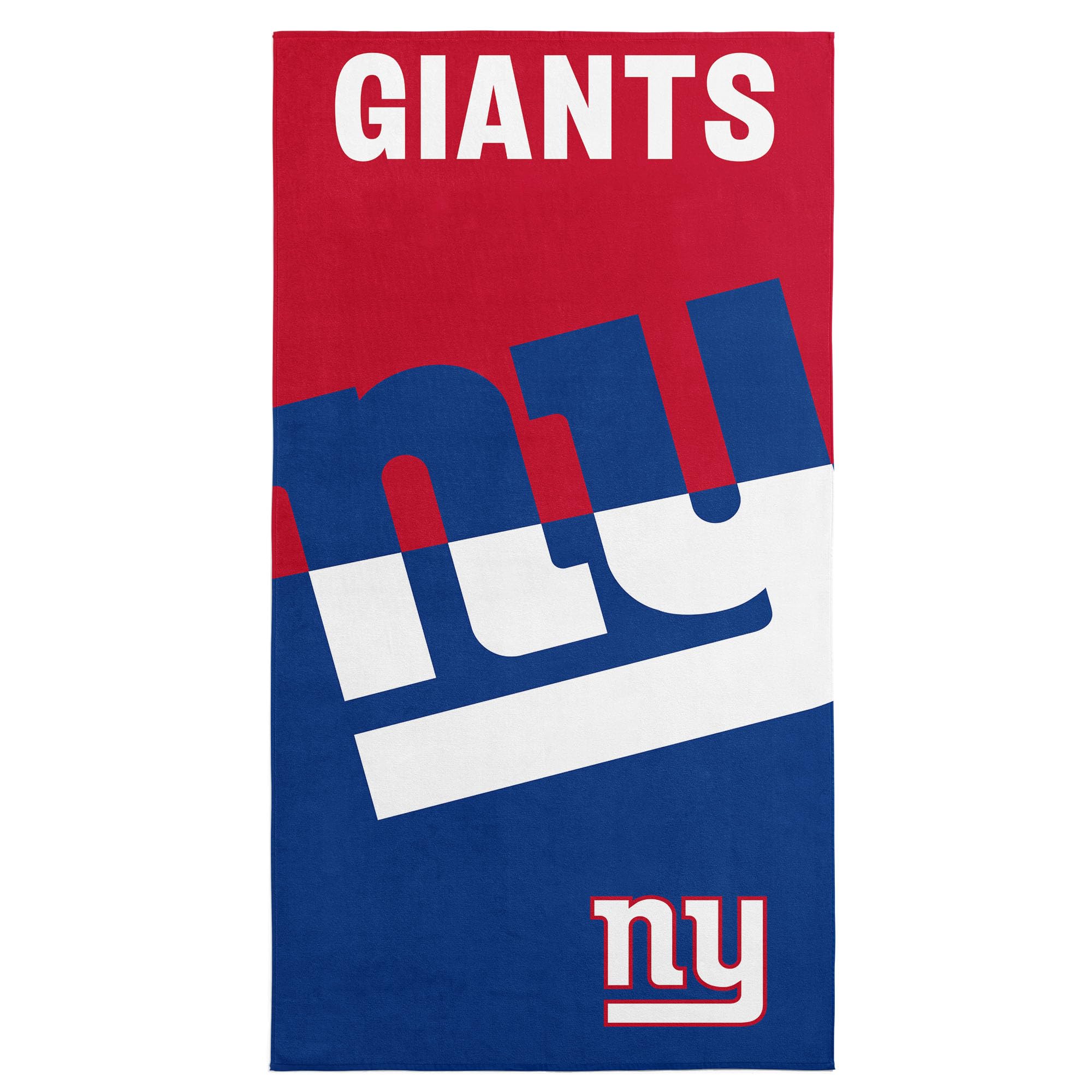 Northwest NFL New York Giants Microfiber Beach Towel, 30 x 60 Inches – Quick Dry, Sand Resistant, Lightweight, Highly Absorbent, Incisor Design