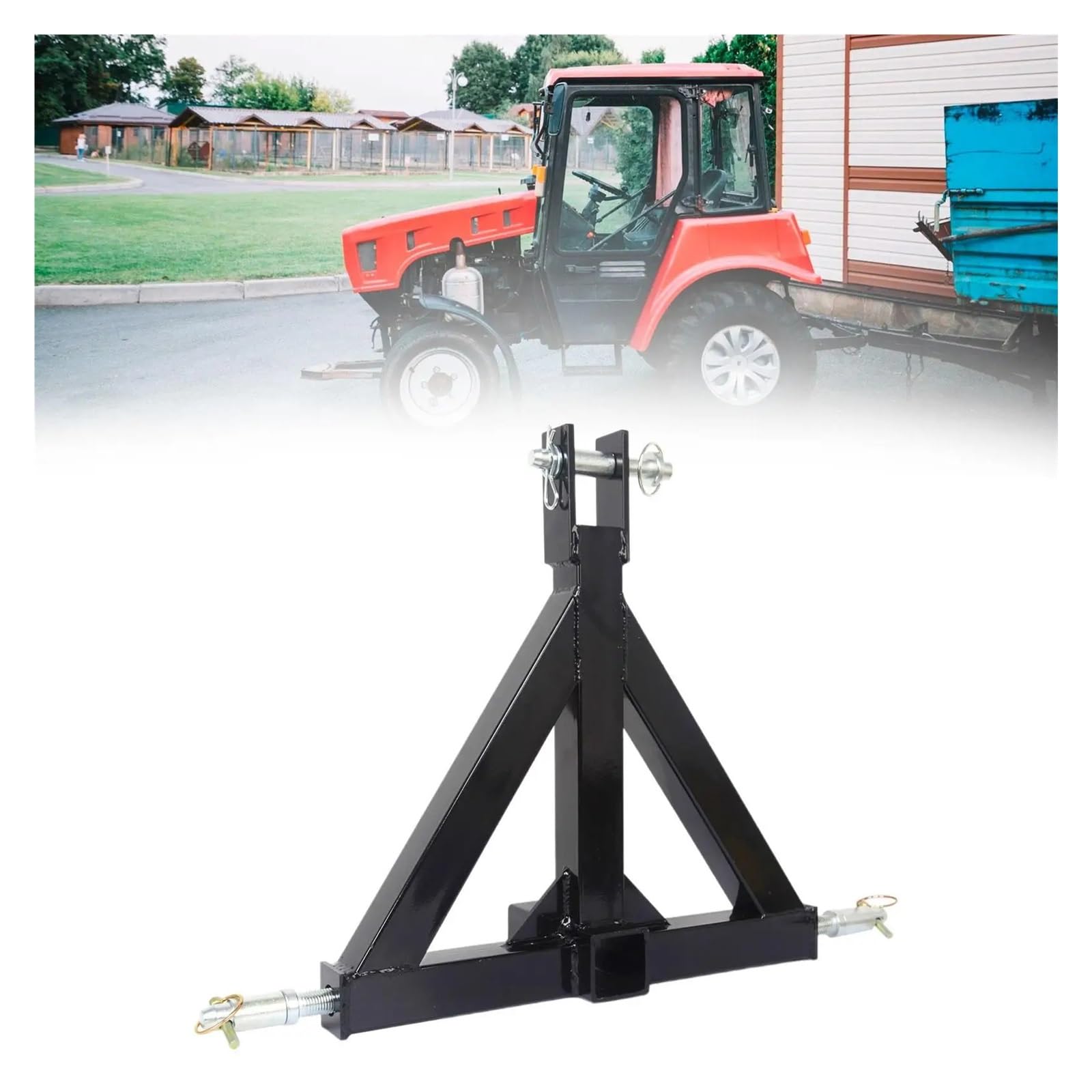 3-Punkt-Anhängerkupplung, Traktor-Anhängerkupplungsadapter mit Bolzen for Bewegen von Anhängern