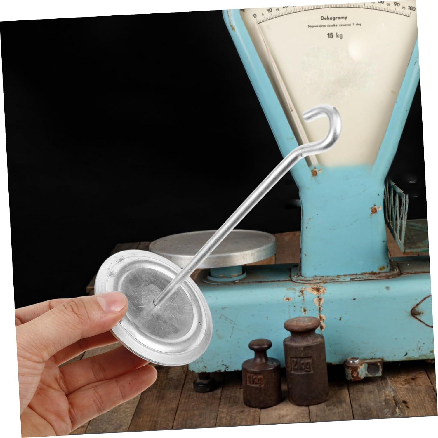 Iron Scale Weights Hook Mechanical Scale Accessory Lightweight Portable Hanging Holder Secure Hook Design for Traditional Weighing Use