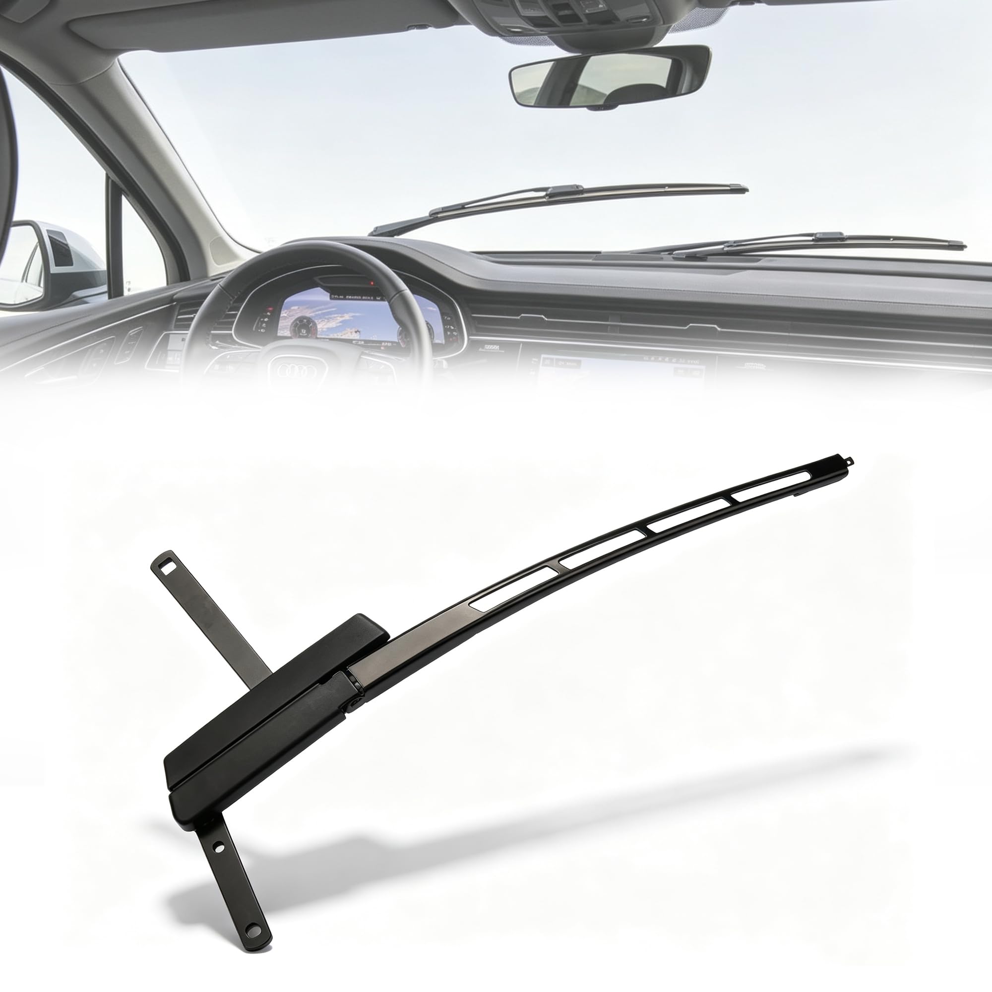 Dasbecan Passenger Side Windshield Wiper Arm Compatible With Audi Q7 07-16