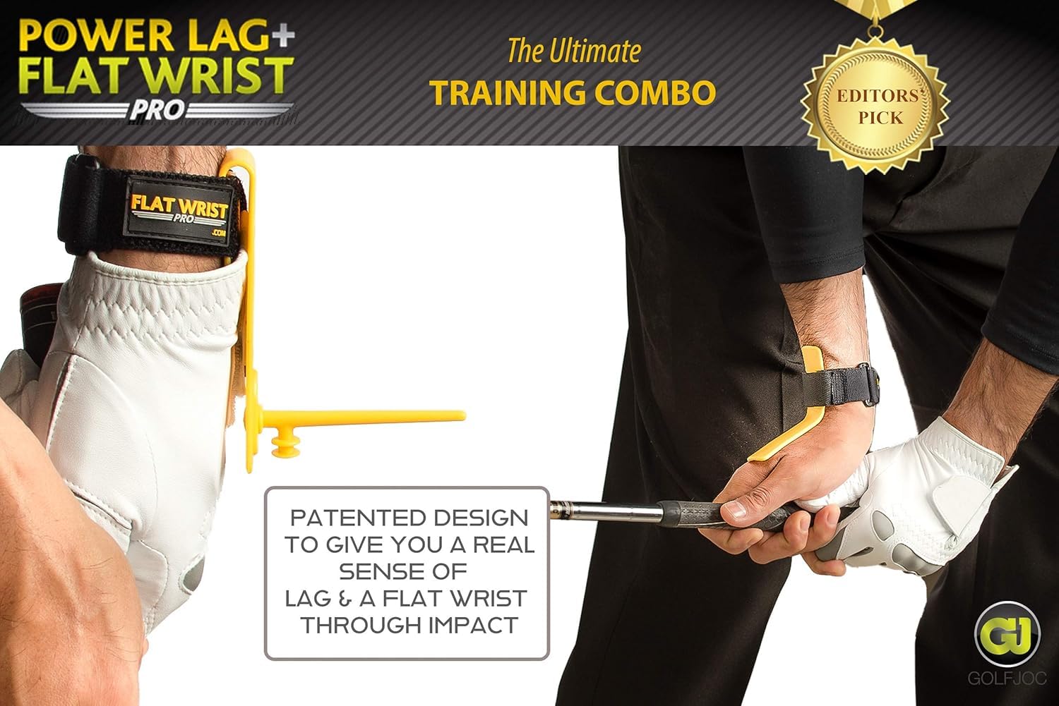 Golfschwung-Trainingshilfen – Golf Swing Lag Trainer und Golf Flat Wrist Trainer für Chipping, Slice und Full Swing