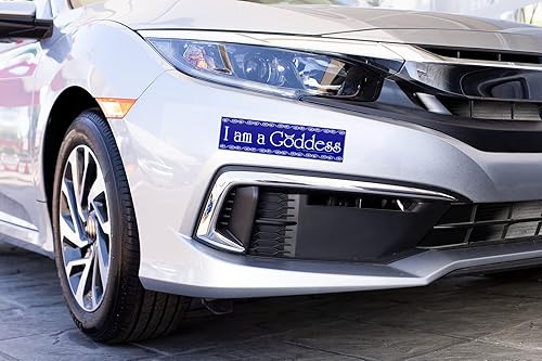 Miniatura 2 de AzureGreen I Am A Goddess - Adhesivo magnético para parachoques (11.5 x 3 pulgadas)