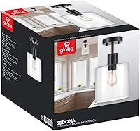 Vista 7 de Globe Electric Lámpara Harrow 60333 para montaje semiempotrado