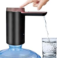 Vista 1 de Dispensador de agua eléctrico para 5 galones: bomba de botella de agua potable automática portátil - Bomba de jarra de agua inteligente con USB