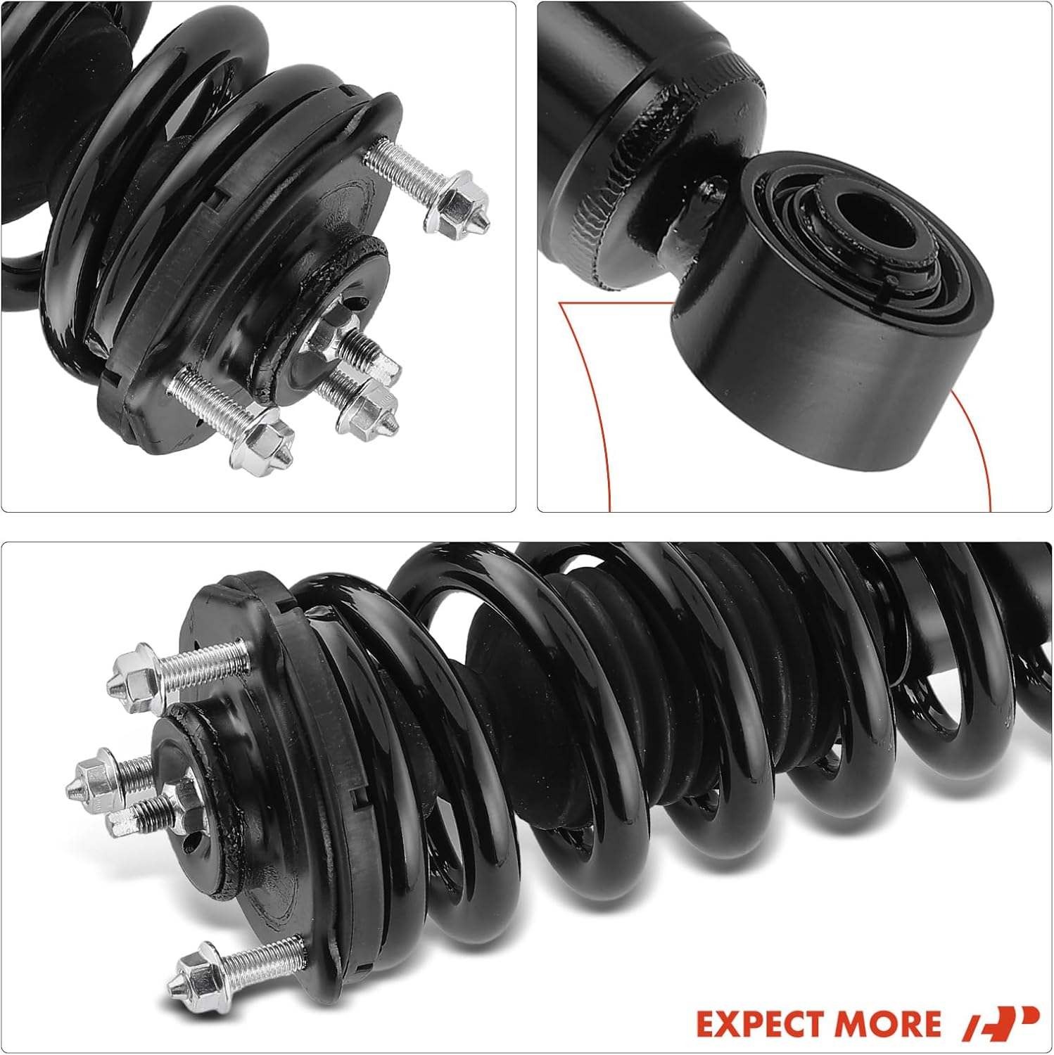 A-Premium Front Pair (2) Complete Strut & Coil Spring Assembly Compatible with Chevrolet Colorado & GMC Canyon 2015 2016 2017 2018 2019, Driver and Passenger Side