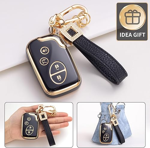 Miniatura 10 de CACARLIKE Funda para llavero Nissan con cordón de cuero, funda compatible con Nissan Altima Maxima Rogue Armada Sentra 370z Pathfinder Murano Smart