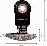 Bosch 1x EXPERT MATI 68 RSD4 Corner Blades (pour Mortier, Carreaux tendres, Largeur 68 mm, Largeur de coupe 1,6 mm, Professional Accessoire Outil multifonction) - 3
