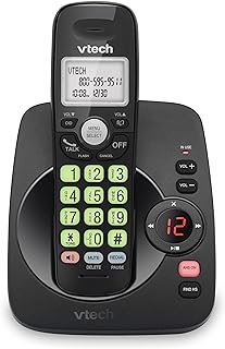 VTech DECT 6.0 Answering System with Full Duplex Speakerphone and Caller ID/Call Waiting, VG104-11 (Black)
