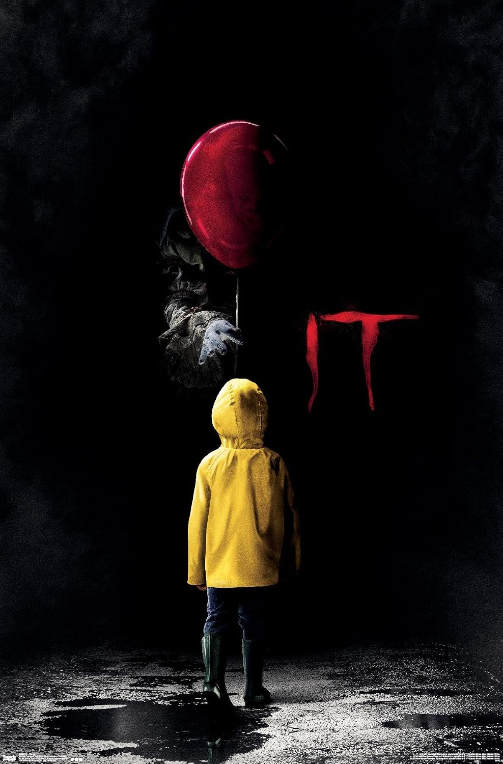 IT - Teaser One Sheet Wall Poster, 19L" x 13W", Premium Unframed Version