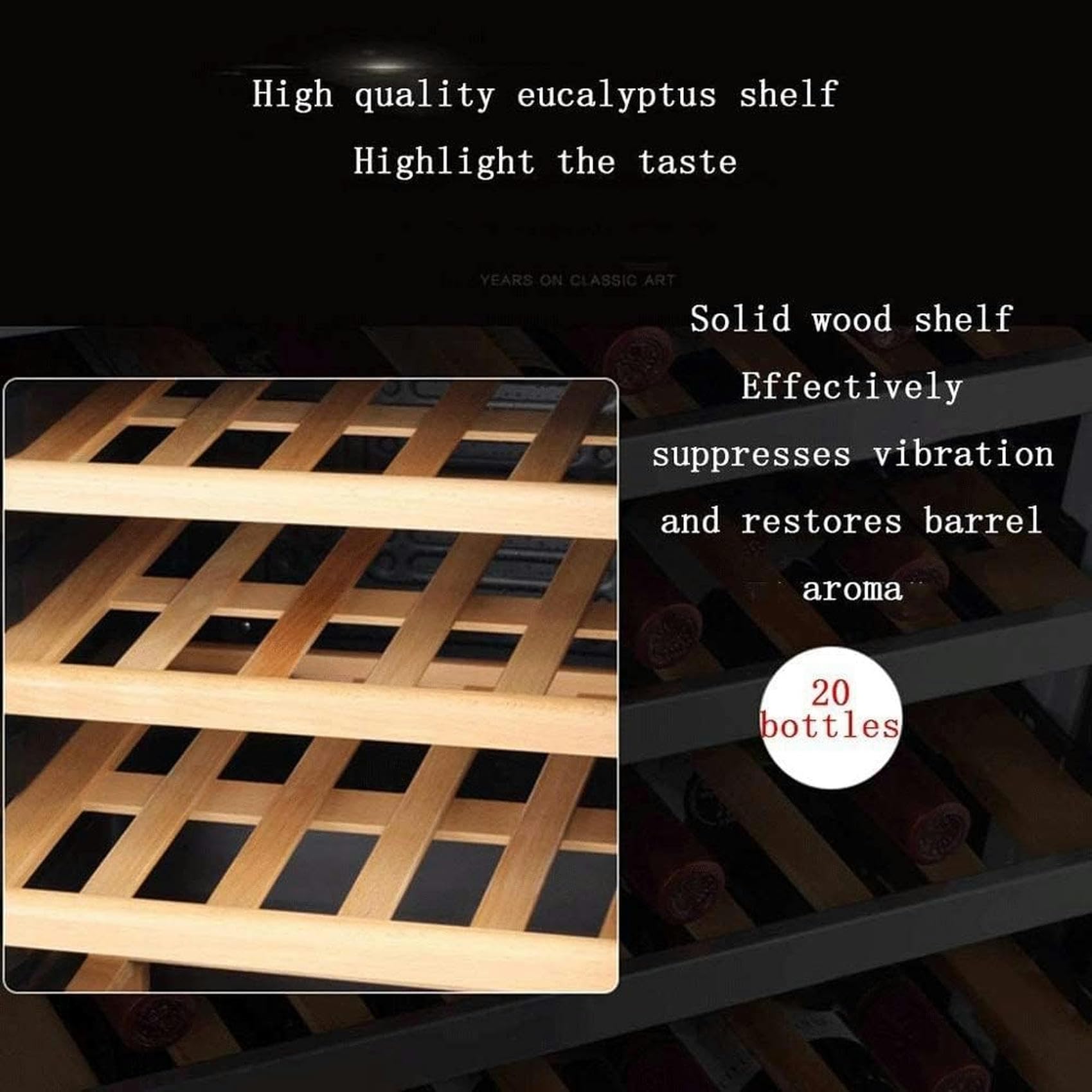 Refrigerador para Vinos - Enfriador De Botellas De Vino con Compresor - Zonas De Temperatura Individuales Y Blancas - Capacidad para hasta 30 Botellas - Silencioso con Vibración