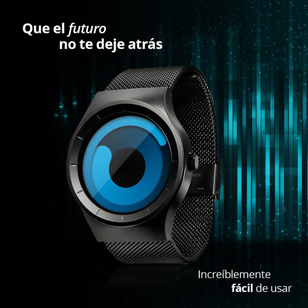 Redlemon Reloj Sinobi Swirl, Estilo Innovador y Vanguardista Movimiento de  Cuarzo, Acero Inoxidable, Resistente a Salpicaduras, Modelo Vórtex,  Grafito/Azul : Amazon.com.mx: Hogar y Cocina