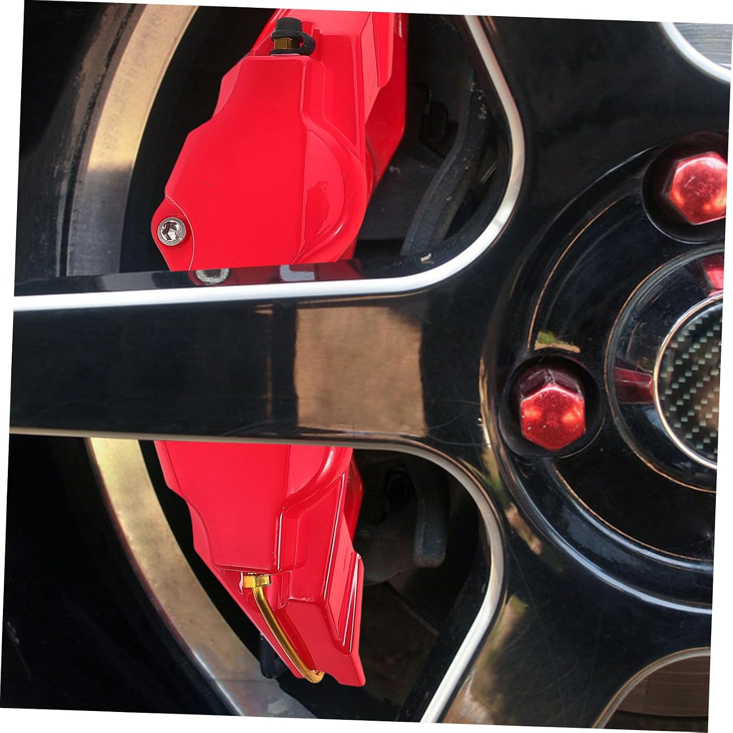 Rear Brake Caliper Covers Car Caliper Guard Wheel Hub Skin Stylish Protection for Vehicle Aesthetics